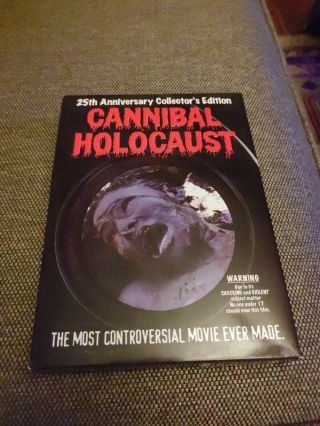 Cannibal Holocaust 25th Anniversary 2 - Disc Dvd Gore Horror Rare Oop Banned