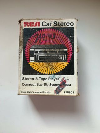 Rare Vintage RCA Solid State 8 Track Player Tape Player Car Stereo Made in Japan 3