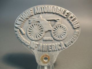 Vintage Antique Automobile Club Of Am.  License Plate Topper