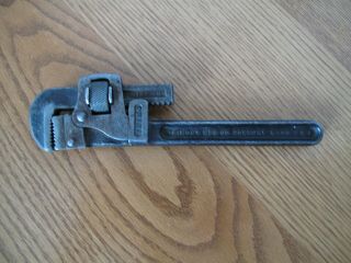 Antique Vintage Trimo Adjustable Monkey Pipe Wrench Tool Pat 