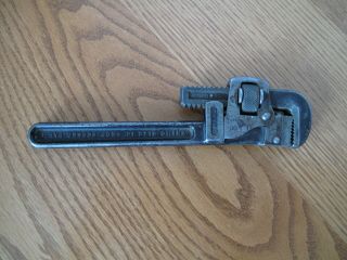 Antique Vintage TRIMO Adjustable Monkey Pipe Wrench Tool Pat ' d 1916 Roxbury MA 2