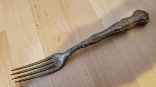Antique,  Collectible Fork 7.  25 " 1847 Rogers Bros Silver Plate - Hollow Handle