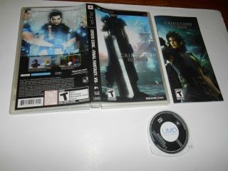 Crisis Core: Final Fantasy Vii Sony Psp Video Game) Rare & Oop,  I Ship Faster