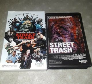 Street Trash Mega Films Rare Big Box Clamshell Vhs Slime City Savage Streets