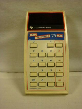 Vintage Rare Texas Instruments Calculator - The Spirit Of 