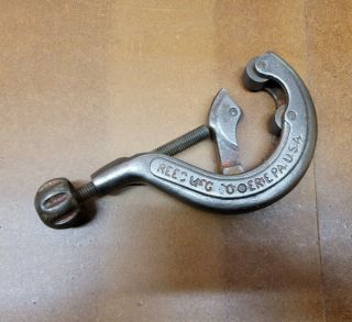 Antique Tools Rare Rees 3 " Tube Pipe Cutter • Vintage Hvac Plumbing Tools ☆usa