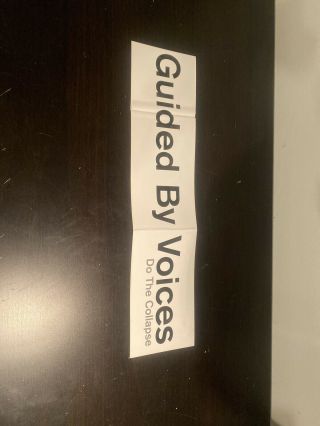 Rare Guided By Voices Do The Collapse Bumper Sticker.  1999