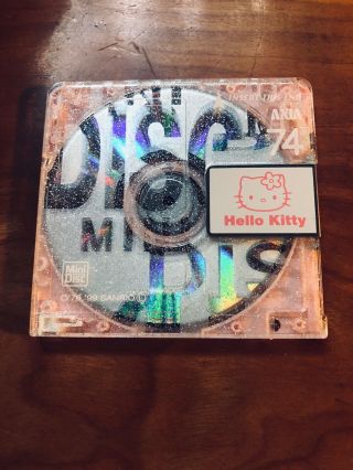 Axia Hello Kitty Minidisc Pink Disc Very Rare 74 Minute