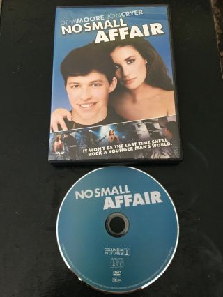 No Small Affair (dvd,  2004) Rare Oop Demi Moore Jon Cryer Region 1 Disc Movie