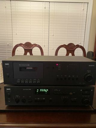 Nad 7140 Am/fm Stereo Receiver & Nad 6130 Stereo Cassette.  Very Rare.  Japan