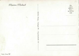 MARION MICHAEL - hollywood MOVIE actress PIN - UP/CHEESECAKE 1950s postcard/ RARE 2