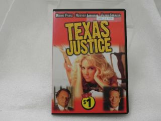 Texas Justice Dvd Rare Slim Case Version - Heather Locklear