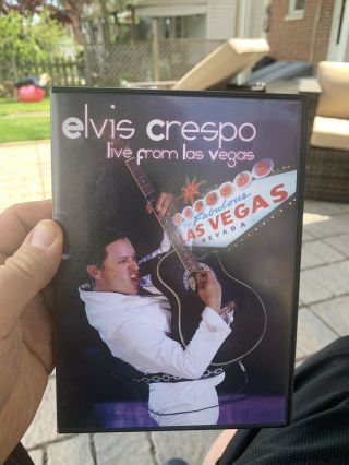 Elvis Crespo - Live From Las Vegas Dvd/2009/oop/rare/very Good,