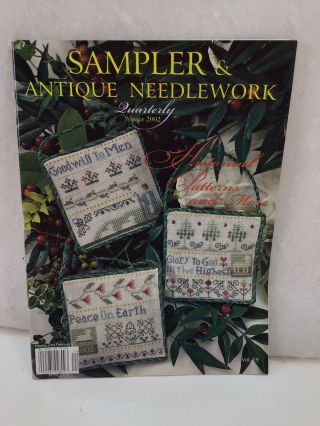 Sampler & Antique Needlework Quarterly - Volume 29 (winter 2002)