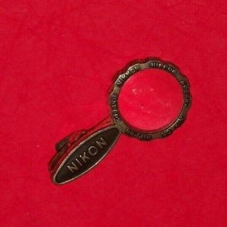 Rare Vintage Nikon Nippon Kogaku Jewelers Loupe Clip On Japan Magnifying Glass