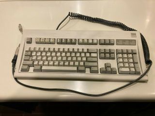 Rare Ibm Model M Clicky Keyboard Part 1390131 27 Aug 86 W/ps2 Cable