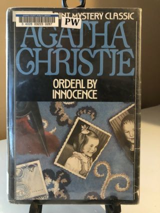 Agatha Christie: Ordeal By Innocence; Hc W/dj Library Book,  Large Print (rare)