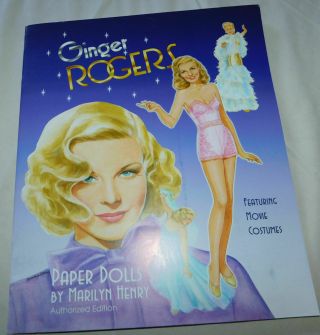 Ginger Rogers 2008 Paper Dolls By Marilyn Henry