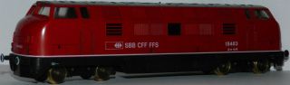 Model Railway Lima Italy Ho H0 1:87 Dc Diesel 18463 Am 4/4 Sbb Cff Ffs Rare