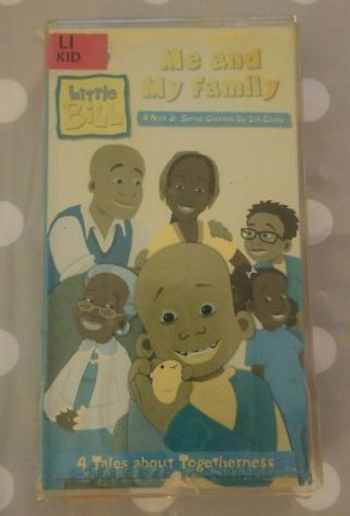 Nick Jr Little Bill “me And My Family” (vhs Tape,  2001,  Rare)