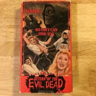 Return Of The Evil Dead Bingo Video Rare Horror Vhs