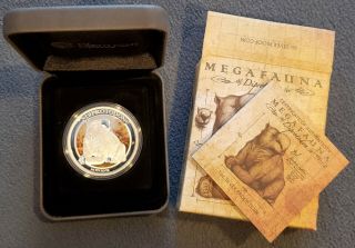 Australian 2014 Rare Limited Series Megafauna Diprotodon 1 Oz Silver Proof Coin