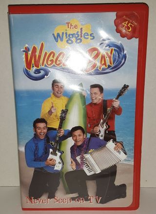 The Wiggles Vhs Wiggle Bay 2003 Rare Never Seen On Television 45 Running Time
