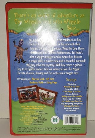 THE WIGGLES VHS WIGGLE BAY 2003 RARE NEVER SEEN ON TELEVISION 45 RUNNING TIME 2