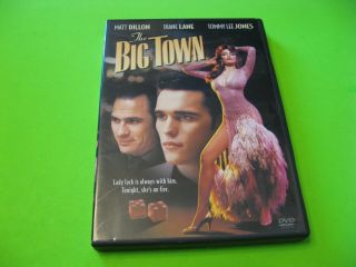 The Big Town (dvd,  2004) Rare Oop Matt Dillion,  Diane Lane,  Tommy Lee Jones
