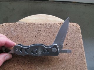 Leatherman C308 Knife And Multi - Tool Rare Retired Item Usa Made