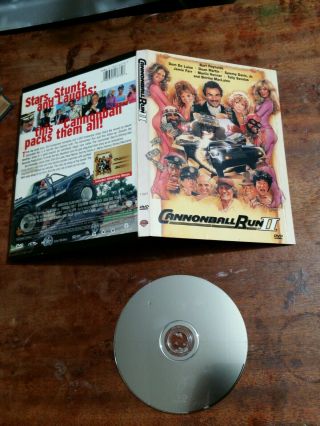 Cannonball Run Ii (dvd,  1999) Rare Oop Sequel 1984 Classic Vg