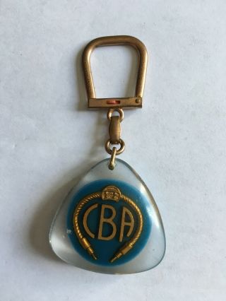 Rare Porte - Clés Bourbon Société Cba Losange Keychain Vintage Années 60