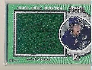 Rare Signed 2015 - 16 Itg H&p Rookie Jersey Barzal Islanders Ssp 08/10