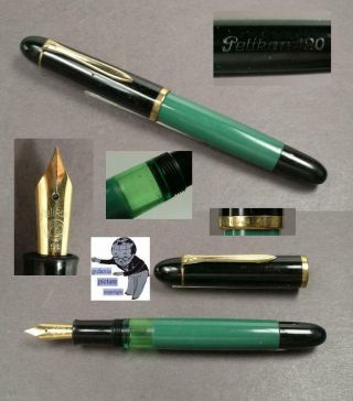 Pelikan 120 Fountain Pen From 1955 Rare St Steno Nib