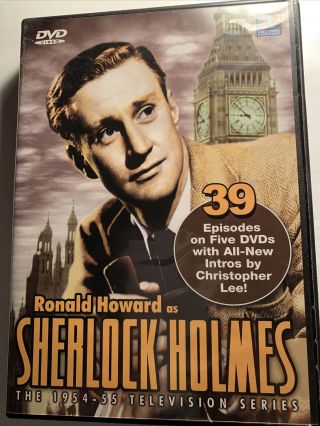 Rare Ronald Howard As Sherlock Holmes Complete Series All 39 Episodes X 5 Dvds