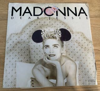 Madonna Dear Jessie Rare Poster Cover 12” Vinyl Single