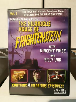 The Hilarious House Of Frightenstein Volume 1 Dvd - Empire Pictures - Rare