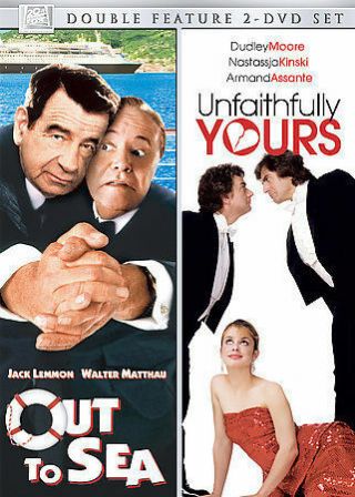 Out To Sea (1997) /unfaithfully Yours (1984) (dvd,  Region 1) Out Of Print Rare