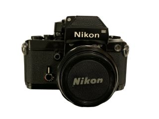 Rare Nikon F2 Photomic W/ Dp - 1 Finder,  Nikkor 50mm F1.  4 Lens
