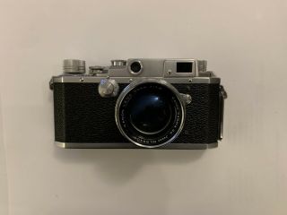 Rare Canon Iv Sb Film Rangefinder Camera Serenar 50mm F1.  8