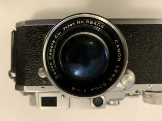 Rare Canon IV SB Film Rangefinder Camera Serenar 50mm f1.  8 2