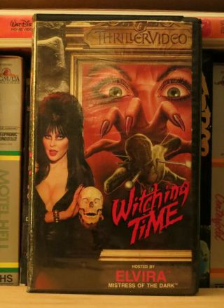 Witching Time Elvira Thriller Video Horror Vhs Rare Htf 80 