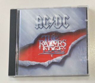 Ac/dc The Razors Edge Rare Promo Cbs Alberts Cd Lp Htf Thunderstruck