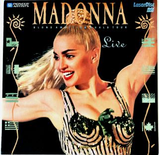 Madonna Blond Ambition World Tour Live Gatefold Laserdisc 1990 Usa Rare Oop