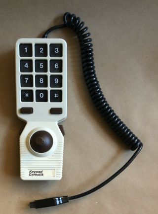 Rare 1980s Vntg Gemini Keypad Gemstick Joystick Contoller: Colecovision/ Atari