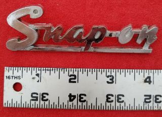 Vintage Rare Snap - On Tools Toolbox Emblem Badge Kn - 100 4 "