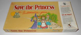 Vintage Save The Princess A Co - Operative Board Game 1987 Playtoy Complete Rare
