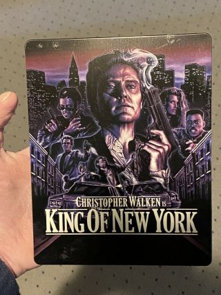 King Of York (blu - Ray/dvd Combo; Steelbook,  Region B) Rare Oop