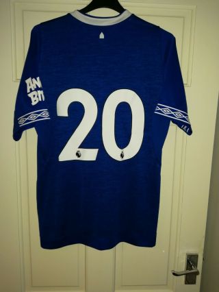 Rare Everton Player Match Worn Shirt Vgc Size Mediu Men 