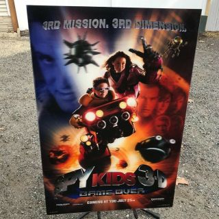 Spy Kids 3 D Game Over Theater Promo Lexan 3d Picture Very Very Rare